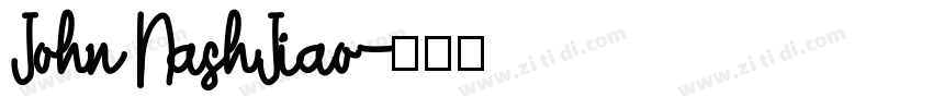 John NashJiao字体转换